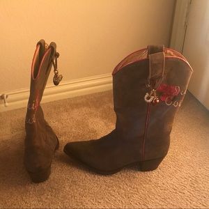 Juicy Couture Cowboy Boots - worm once